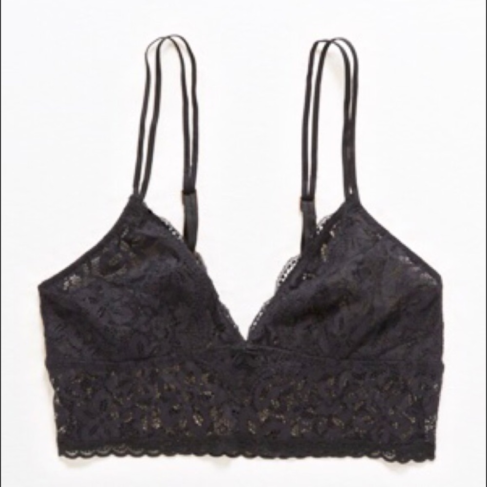 New Aerie Bralette. Super Cute, Floral Print Lace.